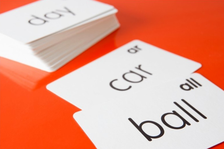 flashcards kan användas för språkinlärning
