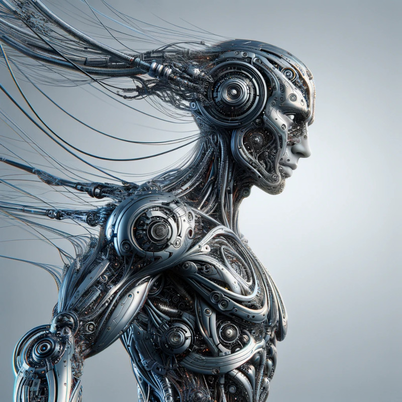 en cyborg, när slutar människan vara människa med alla implantat?