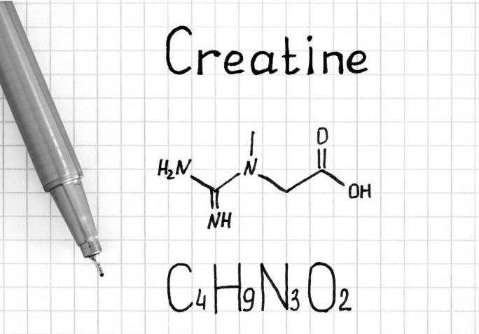 Molekylstruktur och formel för Kreatin