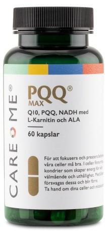 PQQ Max 60 kapslar från Care Me